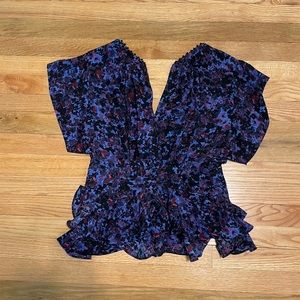 Rebecca Taylor Printed Blouse